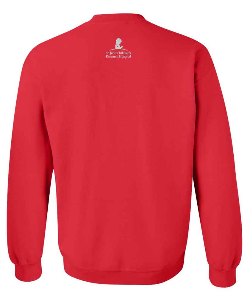Primary image St. Jude Campus Embroidered Sweatshirt - Red